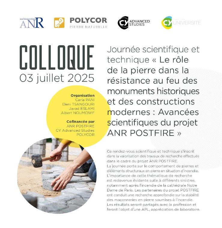 POSTFIRE-ANR Closure: Advancing science on the stone masonry heritage restoration after fire with resilience perspectives – Outcomes and Innovations
