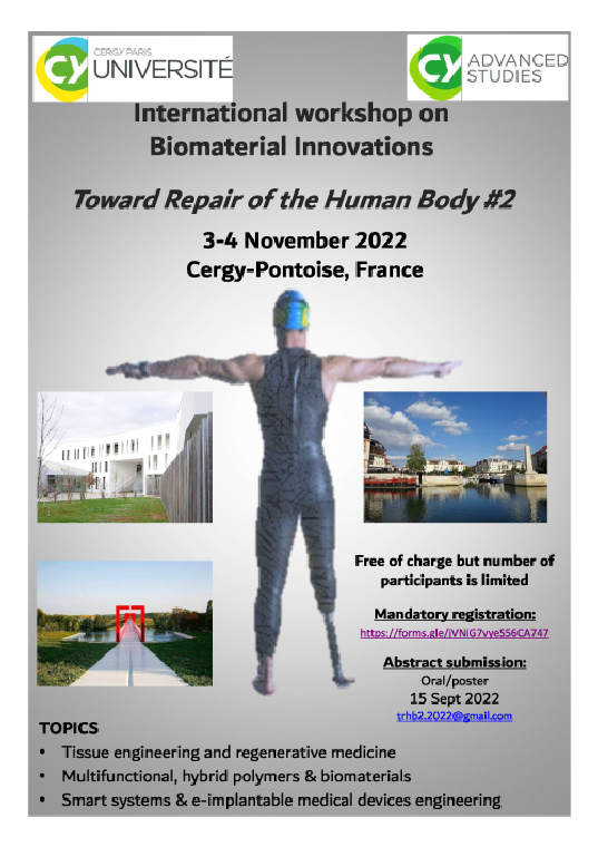 Toward Repair of the Human Body # 2022 2nd International symposium on Biomaterials & Smart Systems Innovations for Healthcare Engineering 