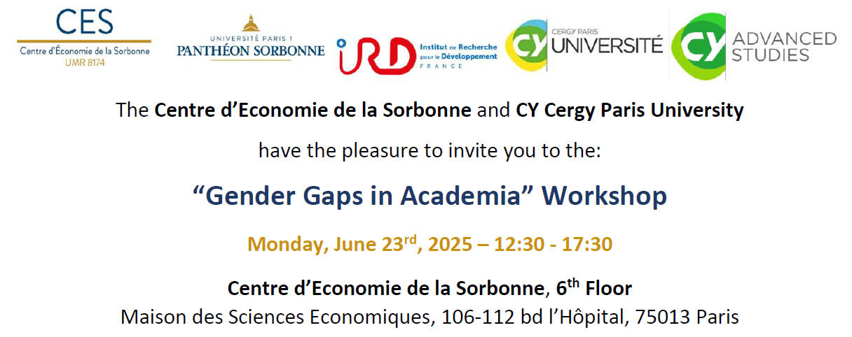 Atelier en Economie de la famille et du genre