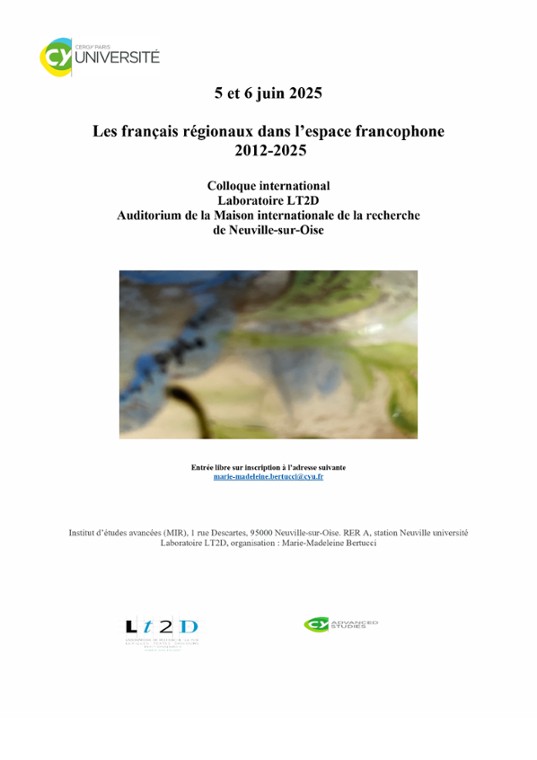 Les Français Régionaux dans l’Espace Francophone : 2012-2025